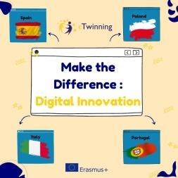 Projeto eTwinning “Make the Difference: Digital Innovation” 