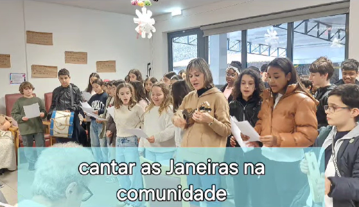 Cantar as Janeiras na comunidade