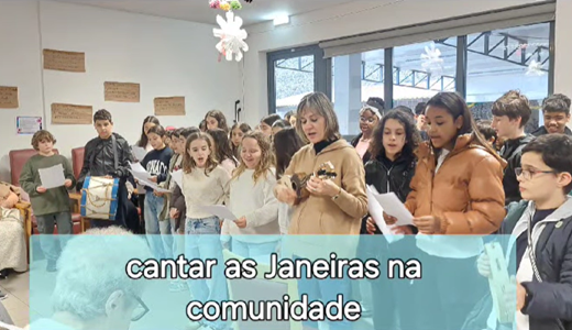 Cantar as Janeiras na comunidade